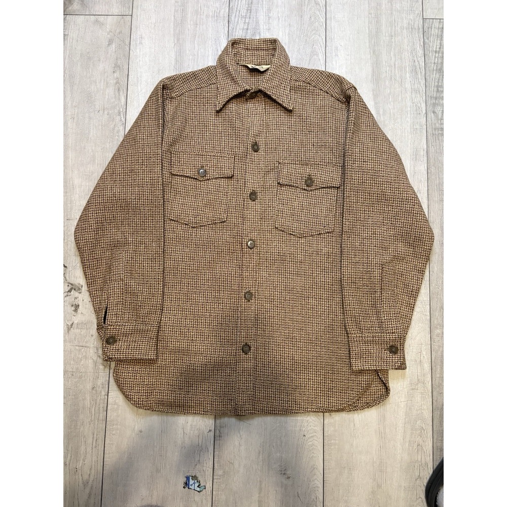 vintage woolrich jacket‎ mens Wool Plaid Size M Men